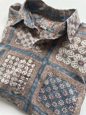 Rare Vtg 90s Reyn Spooner Commemorative Classics Pullover Hawaiian Aloha Shirt